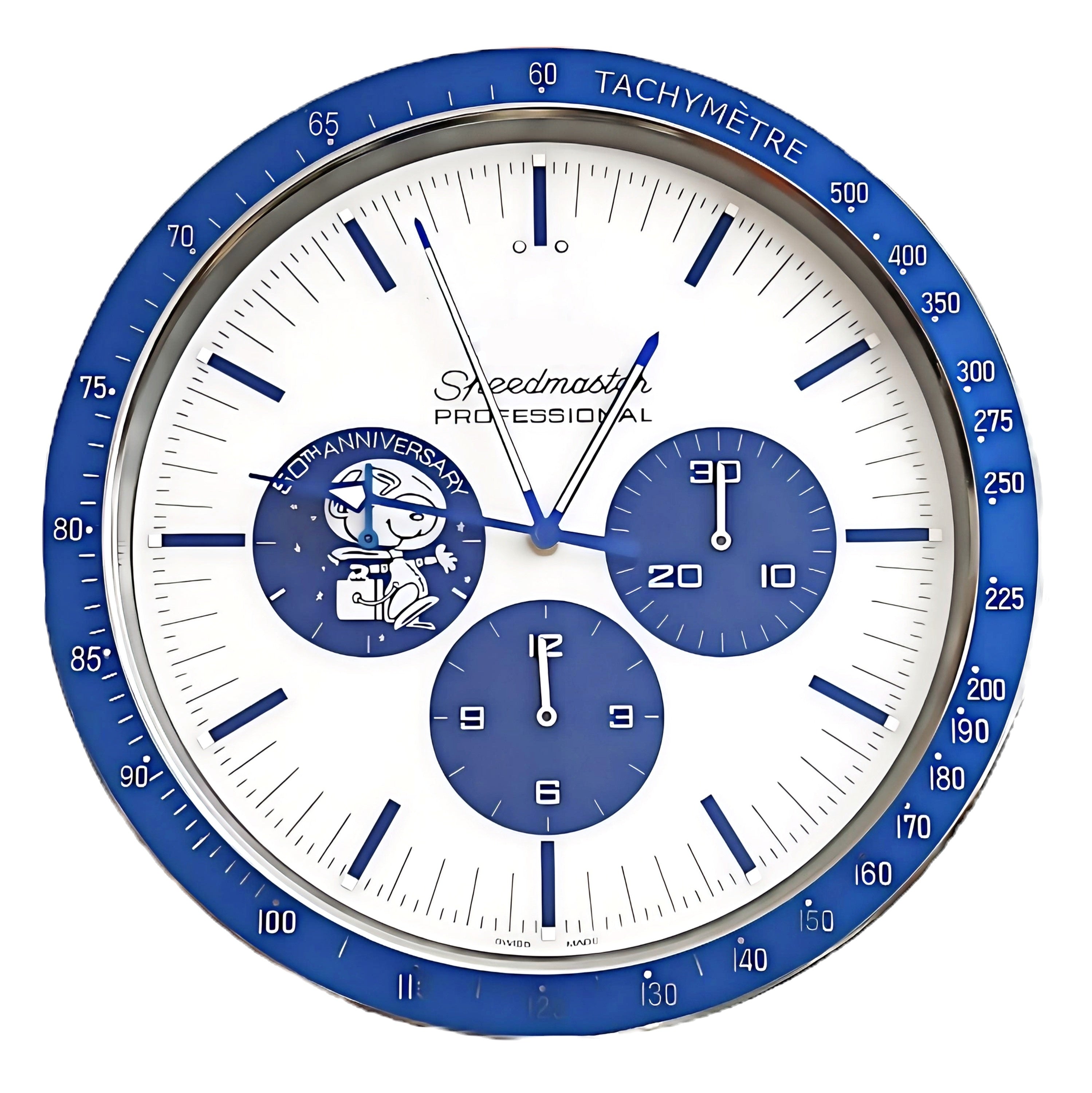 Omega Blue Snoopy Large wall clock