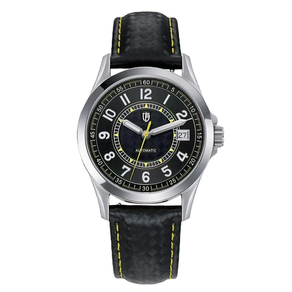 Classic Round Black | Luxury Dress Watch – 38mm