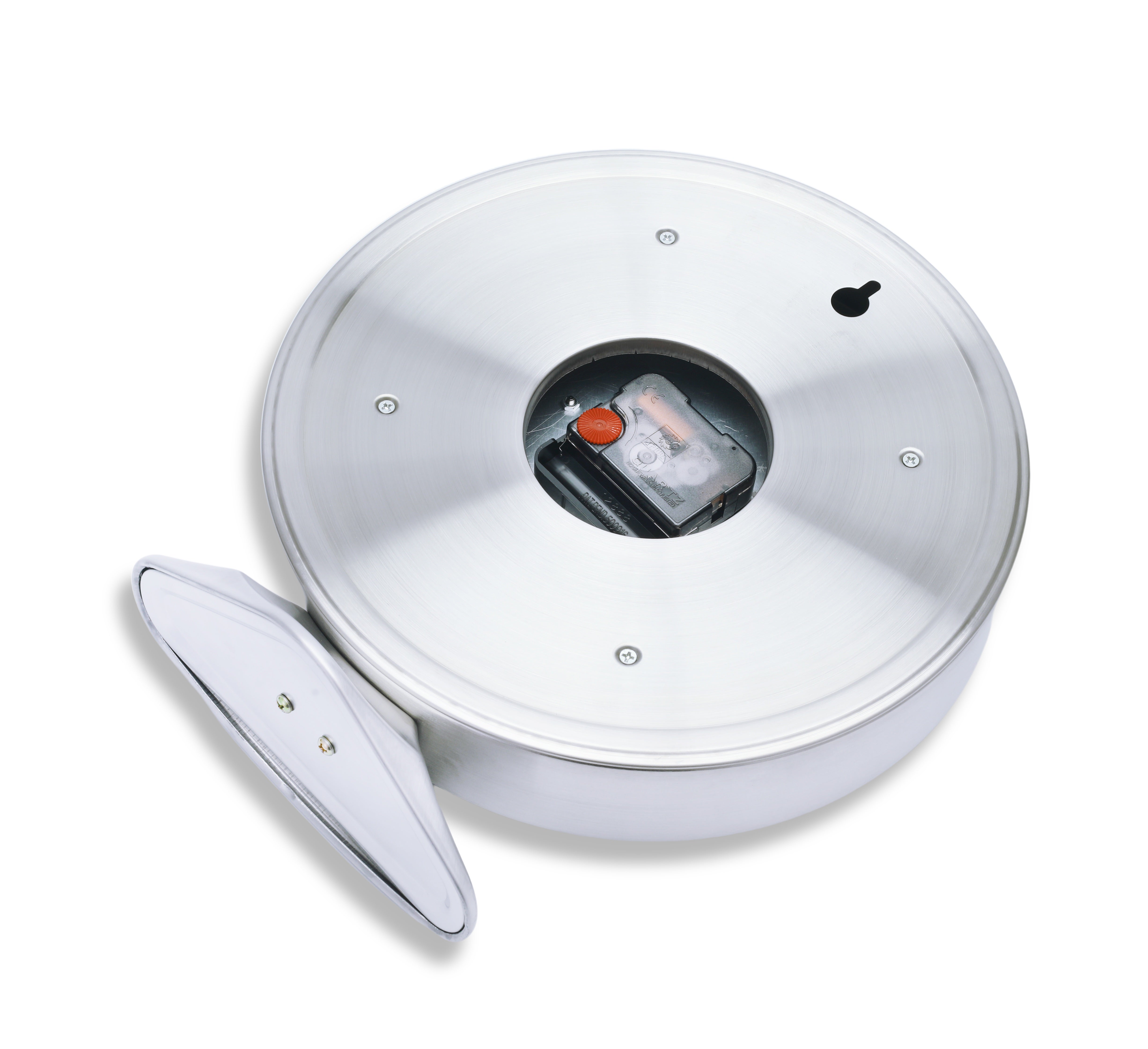 Horloge de bureau Daytona Steel, cadran noir