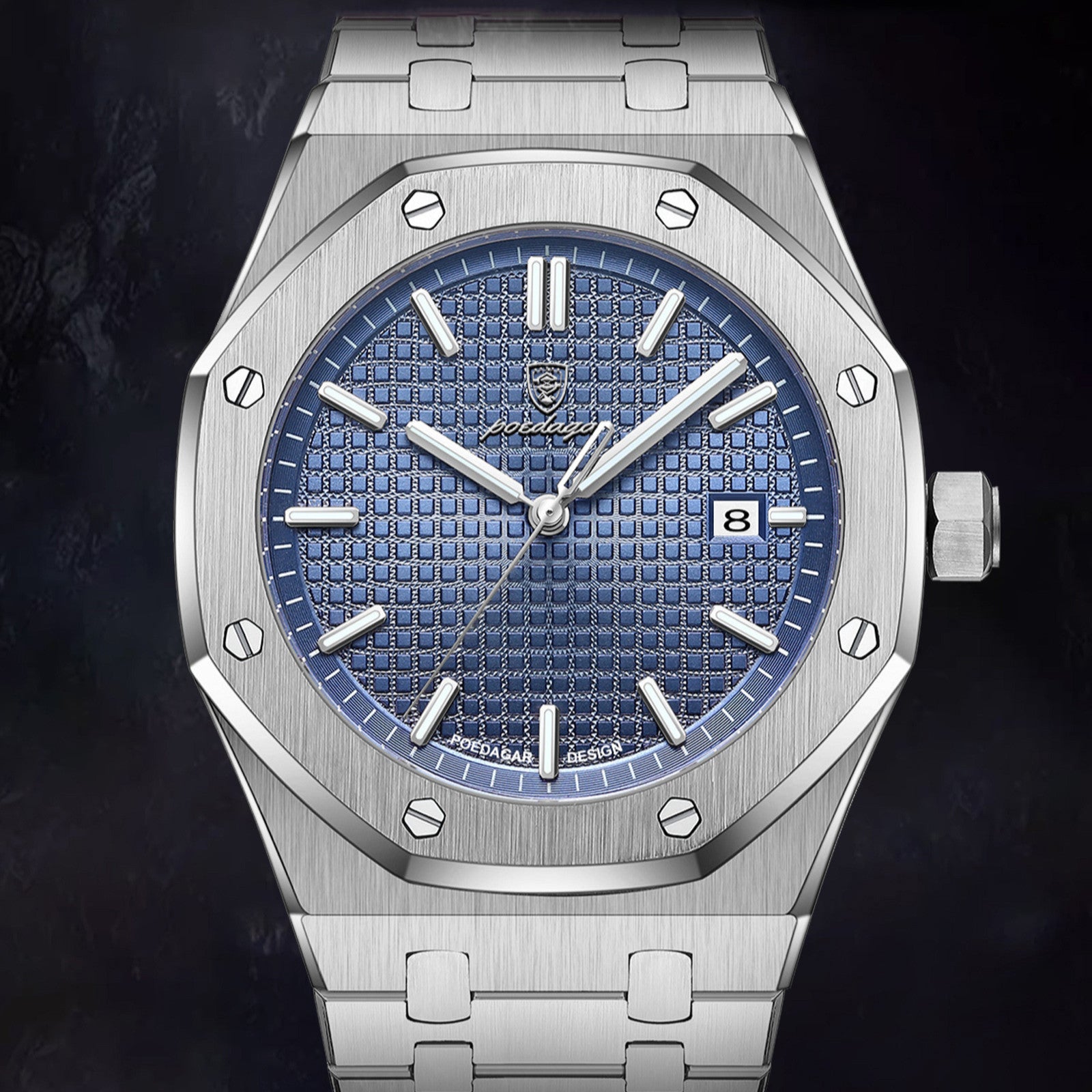 POEDAGAR AP Royal Steel | Men's Watch - 42mm