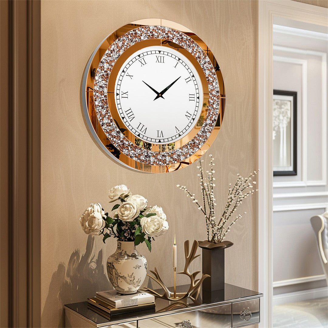 LUVODI Luxury Diamond | Large Wall Clock