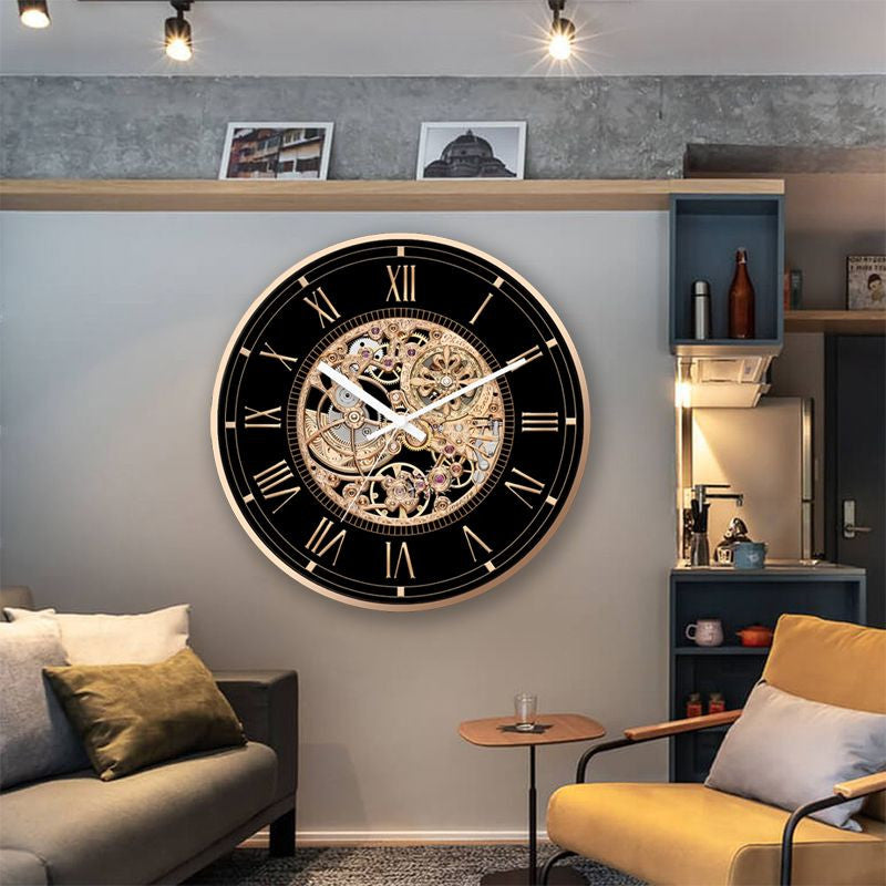 MonoFrame Industrial | Silent Wall Clock