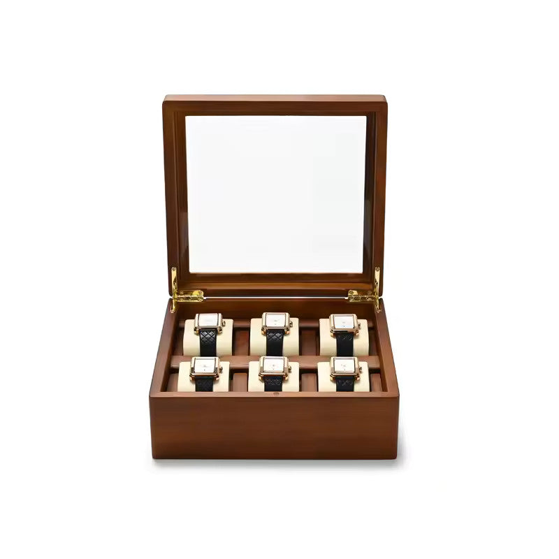 Prestige Wood Watch Box | 6 Piece Watch Box