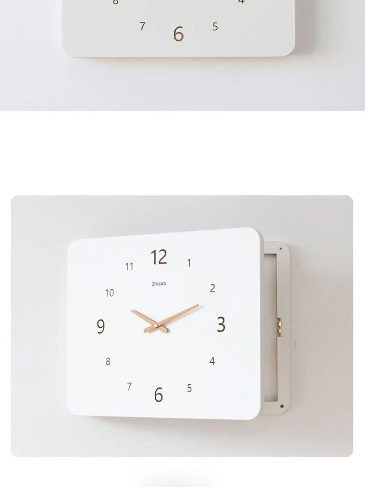HiddenSafe Slide-Open | Wall Clock