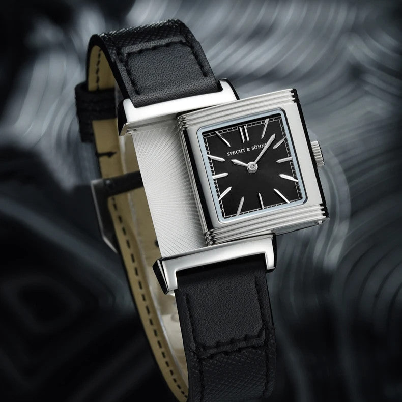 Reverso Jaeger Steel | Quartz Watch - 47x28 mm