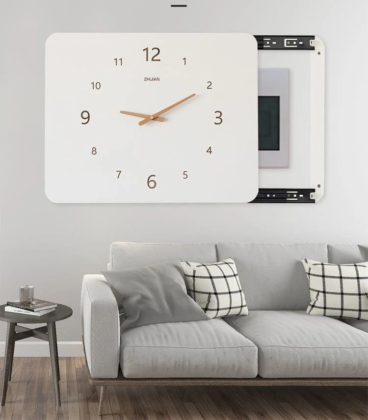 HiddenSafe Slide-Open | Wall Clock