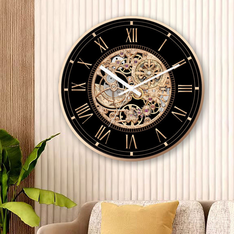 MonoFrame Industrial | Silent Wall Clock