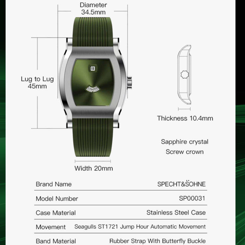 PK Sport Elegant Steel | Mechanical Mens Watch