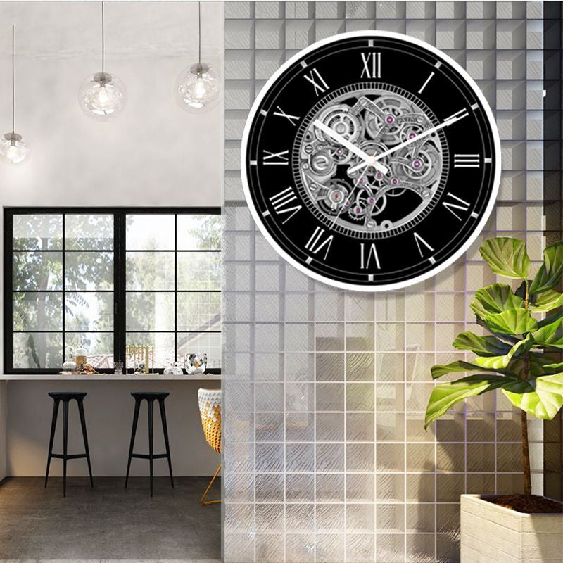 MonoFrame Industrial | Silent Wall Clock