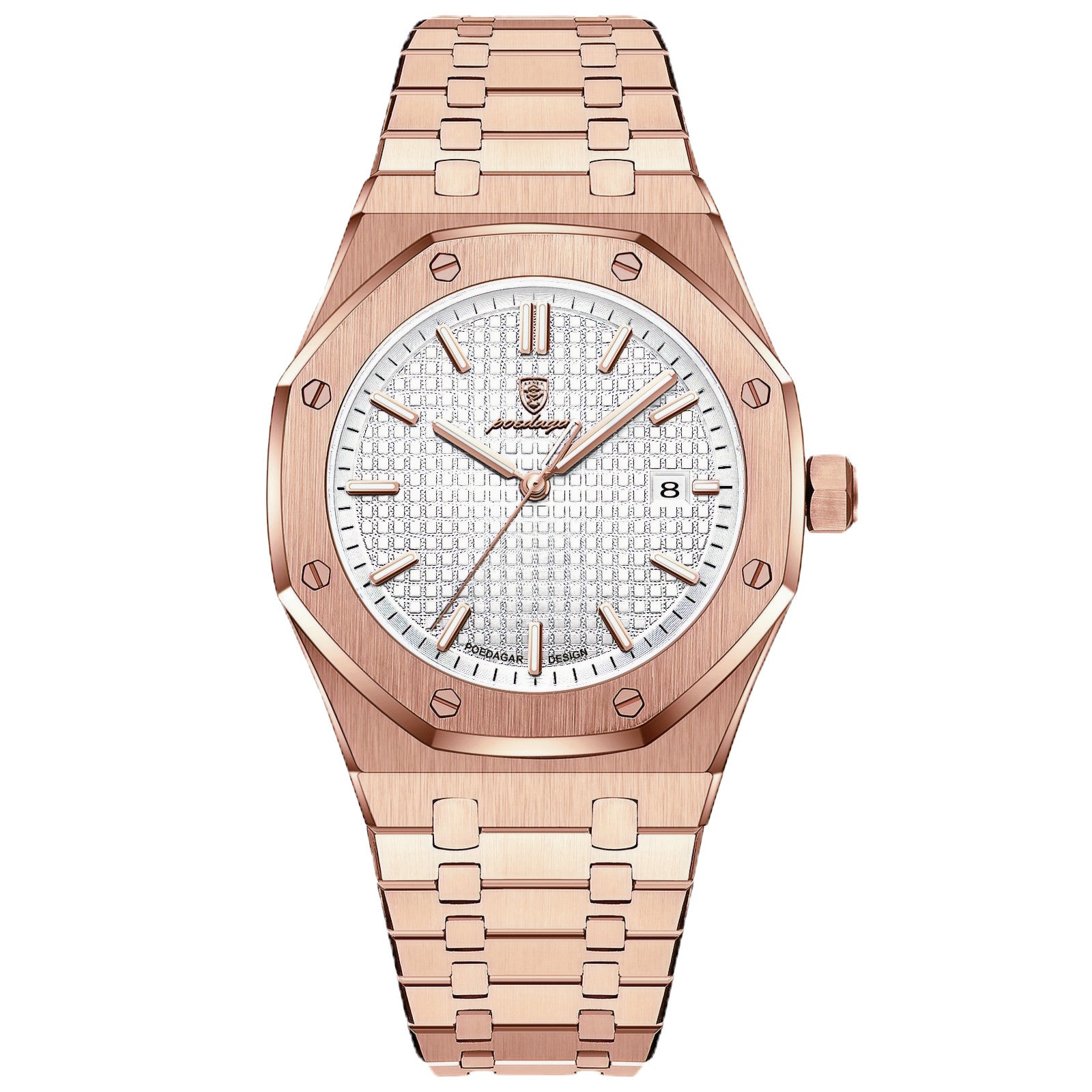 POEDAGAR AP Royal Rose Gold | Men's Watch - 42mm