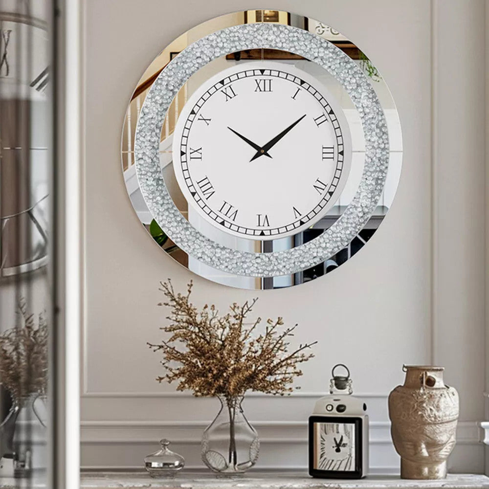 LUVODI Luxury Diamond | Large Wall Clock