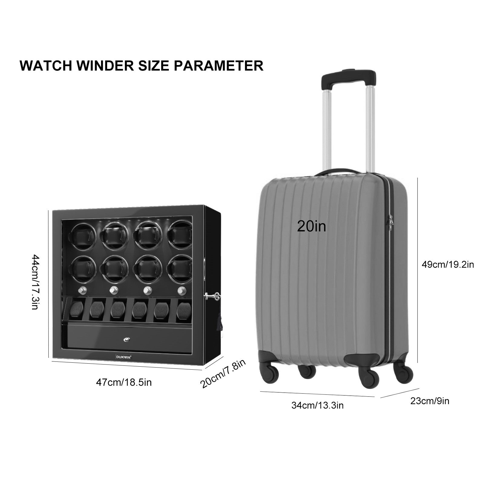 W-Winder Prestige 8+6 | Watch Winder