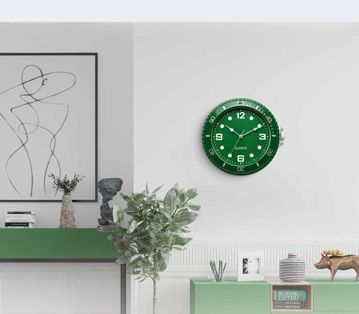 Quartz Diver Style | Wall Clock