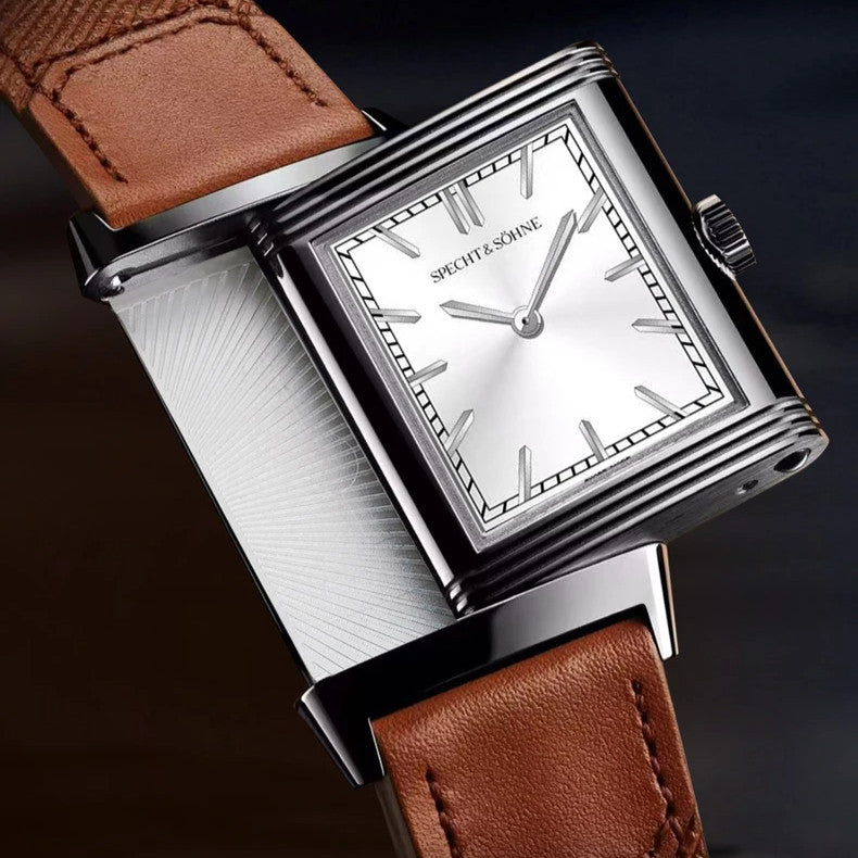 Reverso Jaeger Steel | Quartz Watch - 47x28 mm