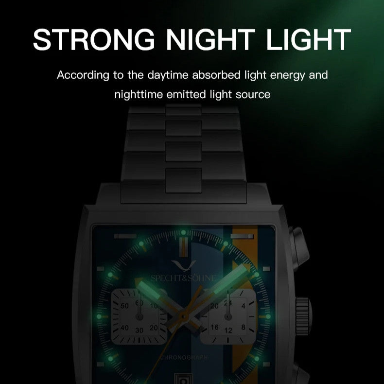 Monaco Tag Steel 39mm | Chronograph Sport Watch - 39mm