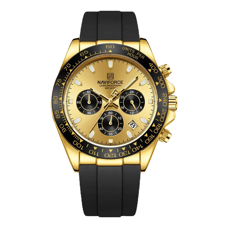 NF Grand Prix Chrono Gold | Men’s Chronograph Watch – 42mm