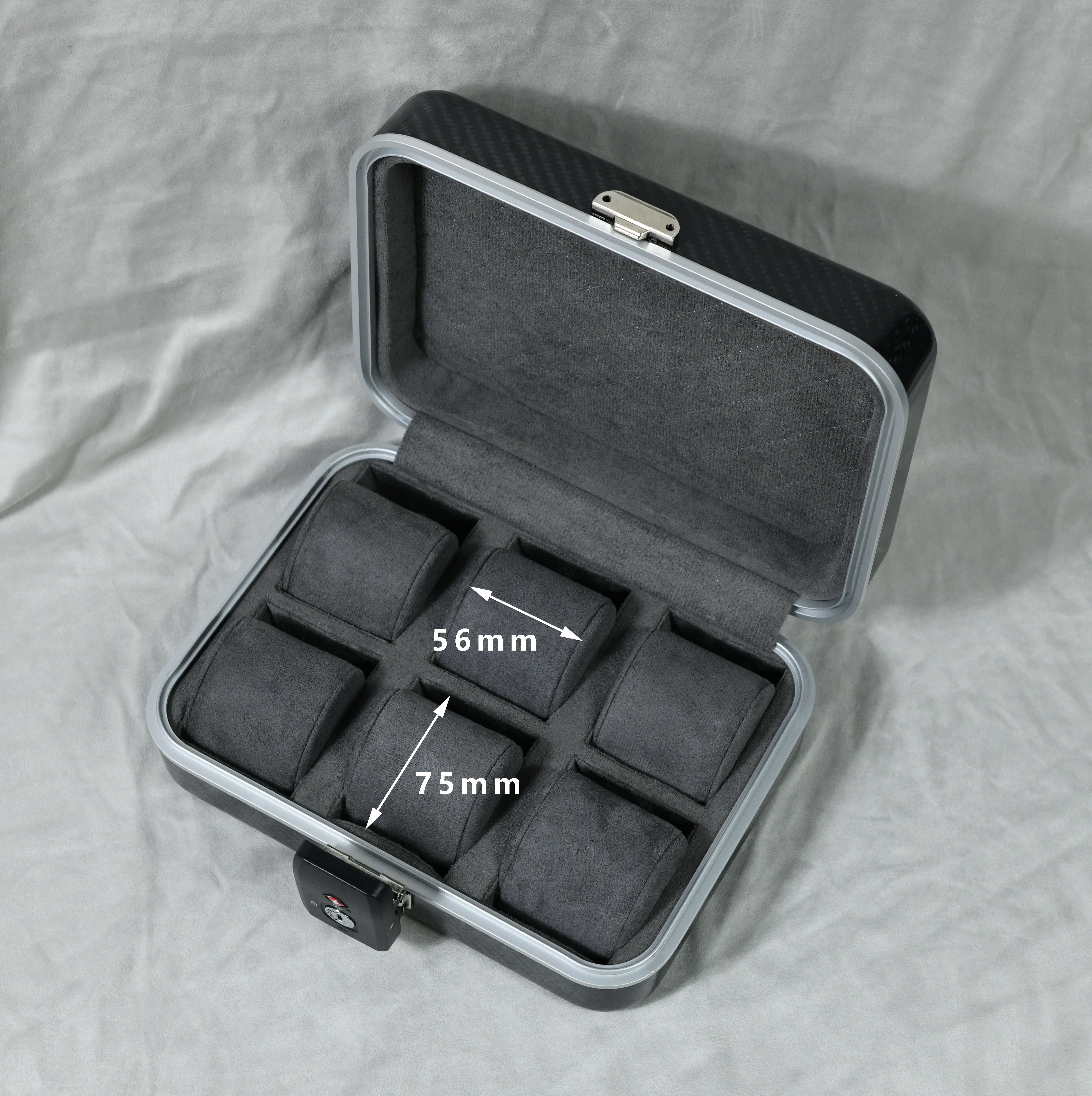 CarbonVault 6 slots | Carbon Fiber Watch Box