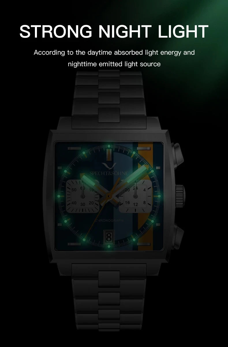 Monaco Tag Steel I Chronograph Dress Watch - 39mm