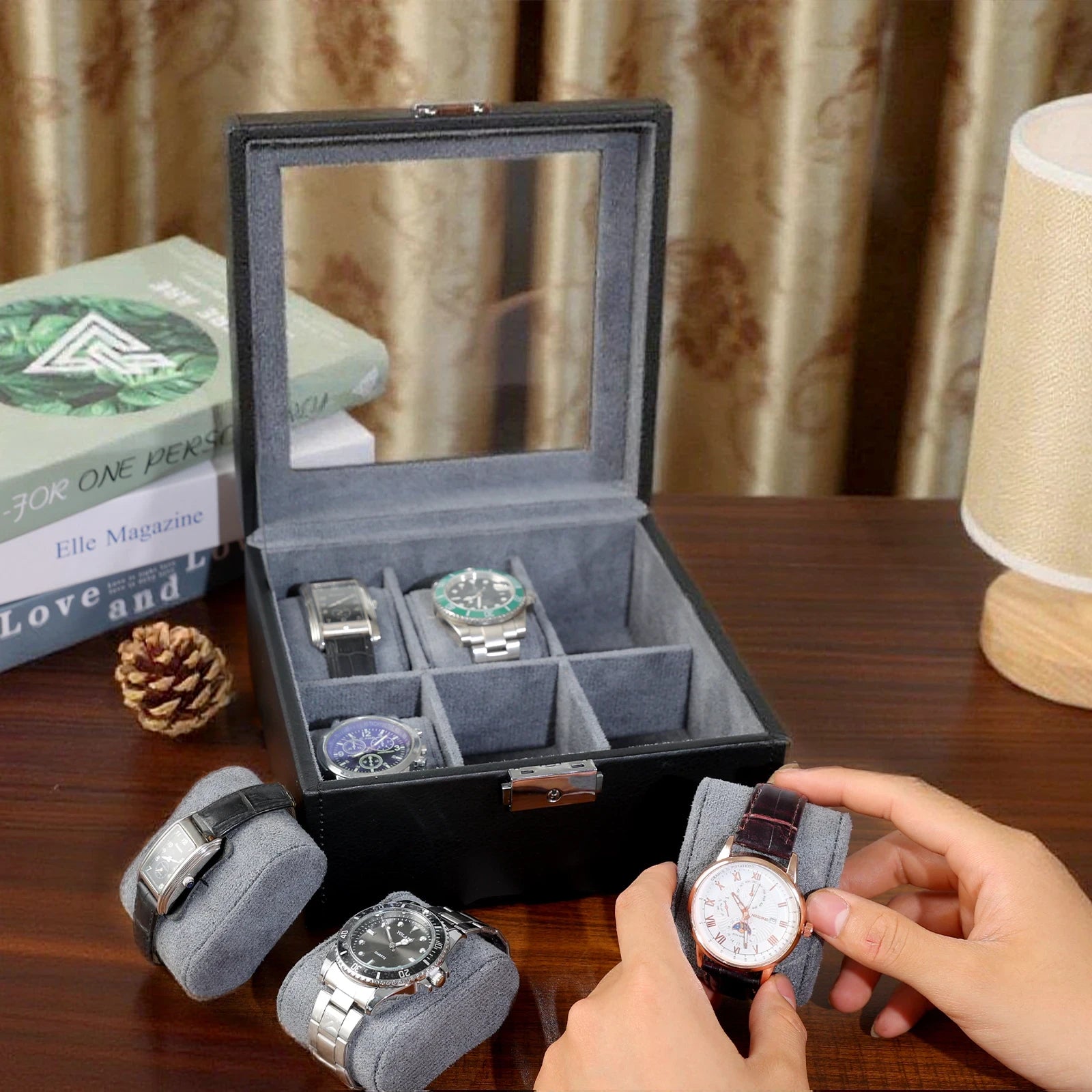 CrownView 6 Slot | Watch Storage Box