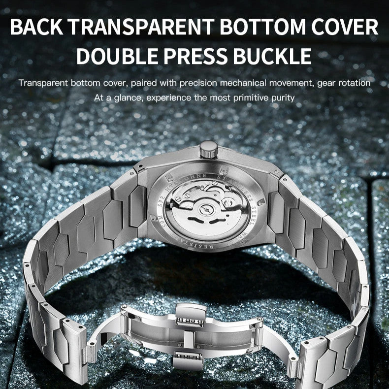 222 Vacheron Steel | Automatic Dress Watch - 37mm