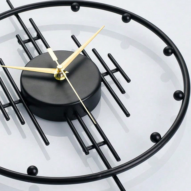 Minimalist Iron Grid | Wall Clock