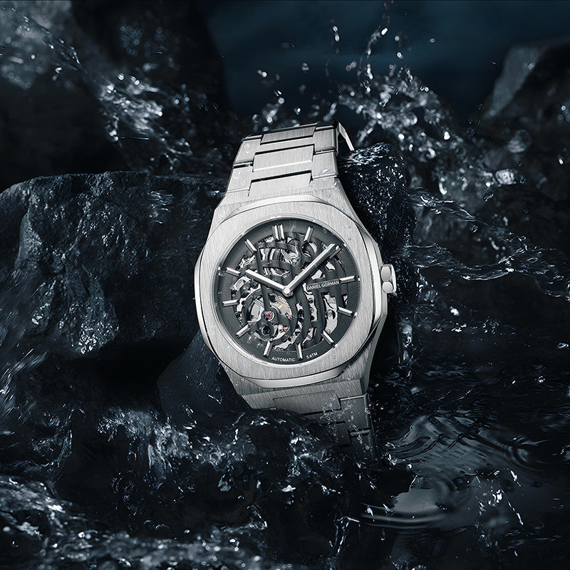 Eclipse Openwork | Men’s Skeleton Automatic Watch - 40mm