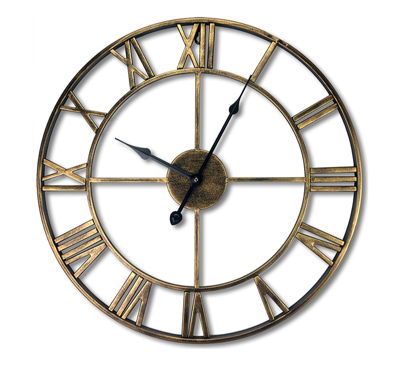 Retro Iron Nordic | Wall Clock