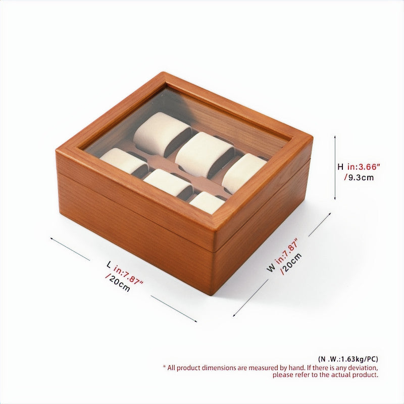 Prestige Wood Watch Box | 6 Piece Watch Box
