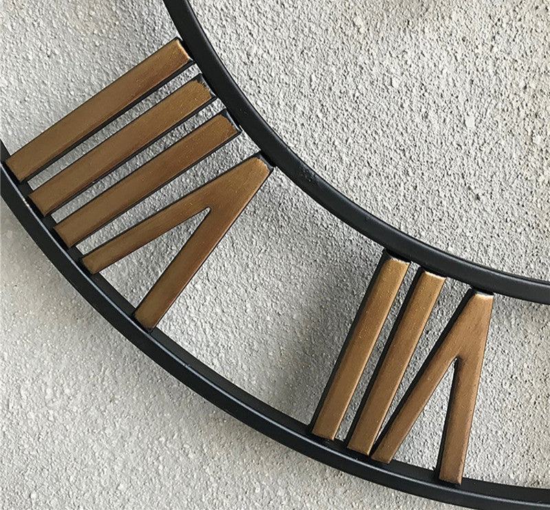 Retro Iron Nordic | Wall Clock