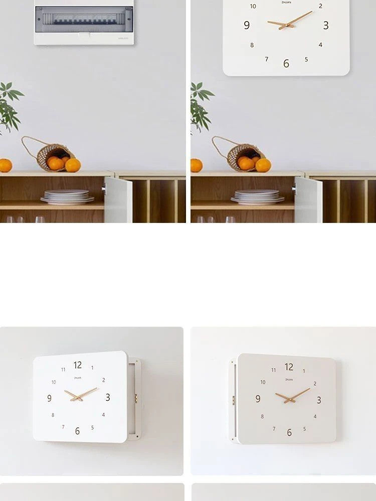 HiddenSafe Slide-Open | Wall Clock