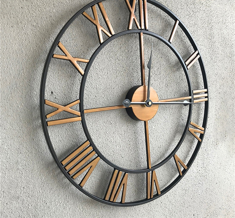 Retro Iron Nordic | Wall Clock