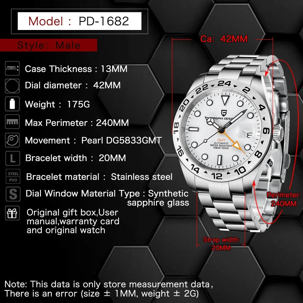 GMT POLAR | Automatic Watch - 42mm