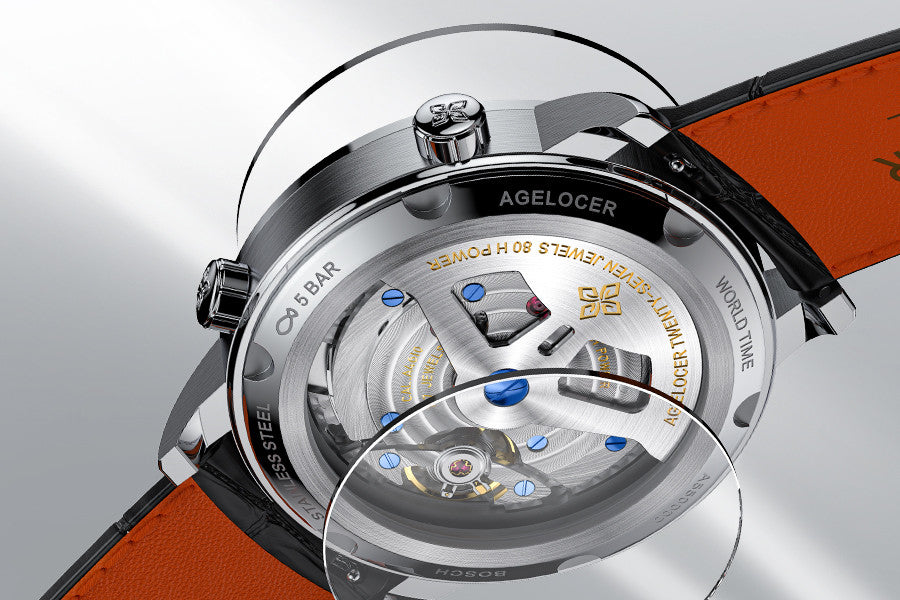 AGELOCER World Timer | Automatic Dress Watch - 42mm