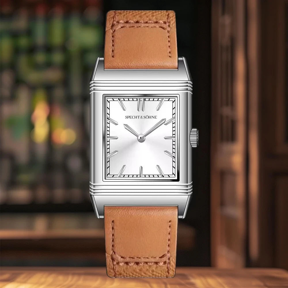 Reverso Jaeger Steel | Quartz Watch - 47x28 mm