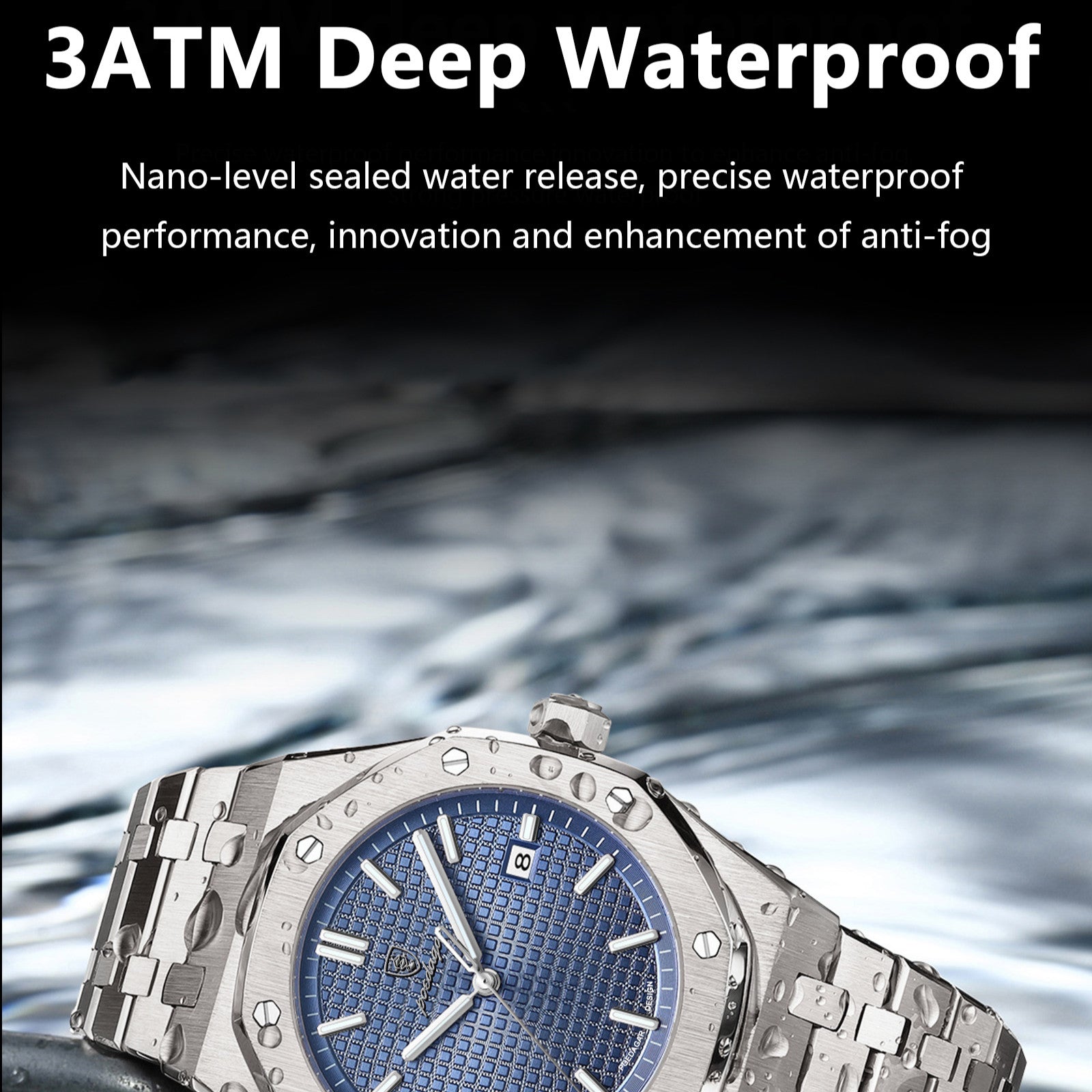 POEDAGAR AP Royal Steel | Men's Watch - 42mm