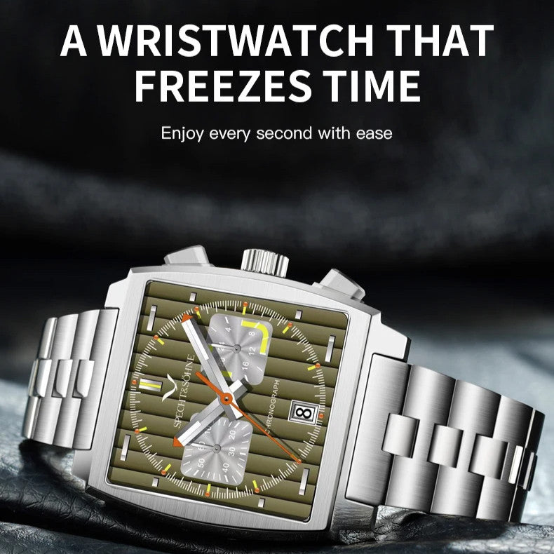 Monaco Tag Steel I Chronograph Sport Watch - 39mm