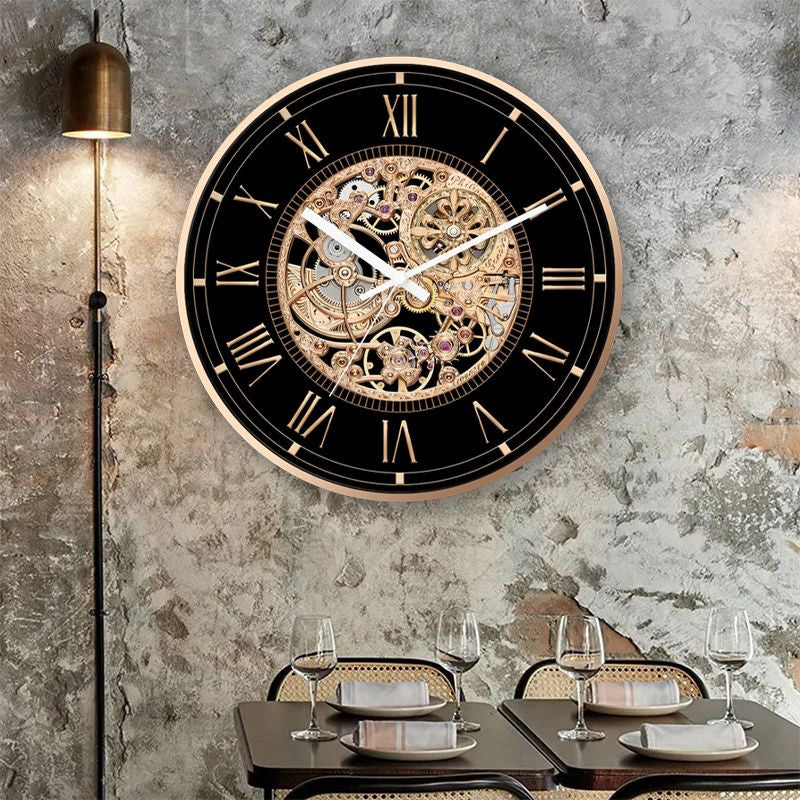 MonoFrame Industrial | Silent Wall Clock