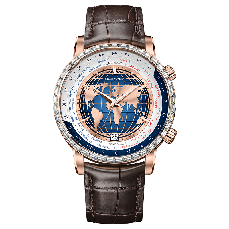 AGELOCER World Timer | Automatic Dress Watch - 42mm