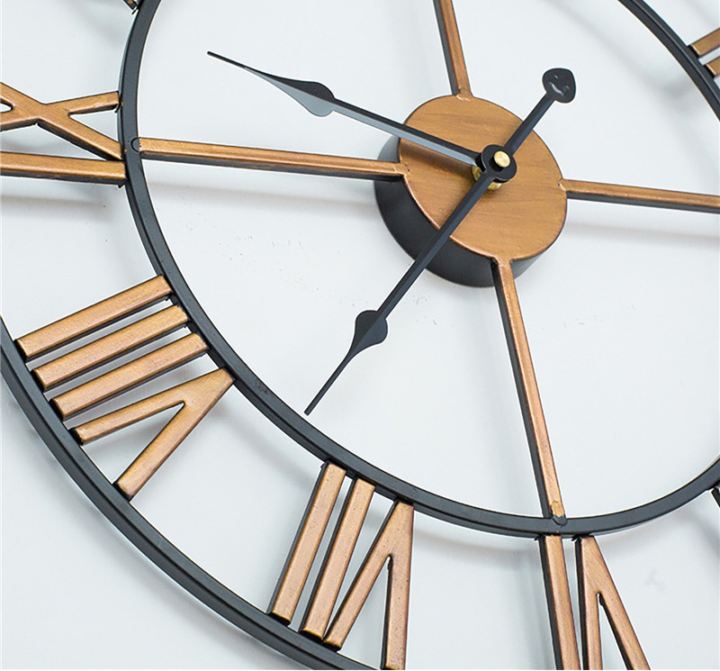 Retro Iron Nordic | Wall Clock