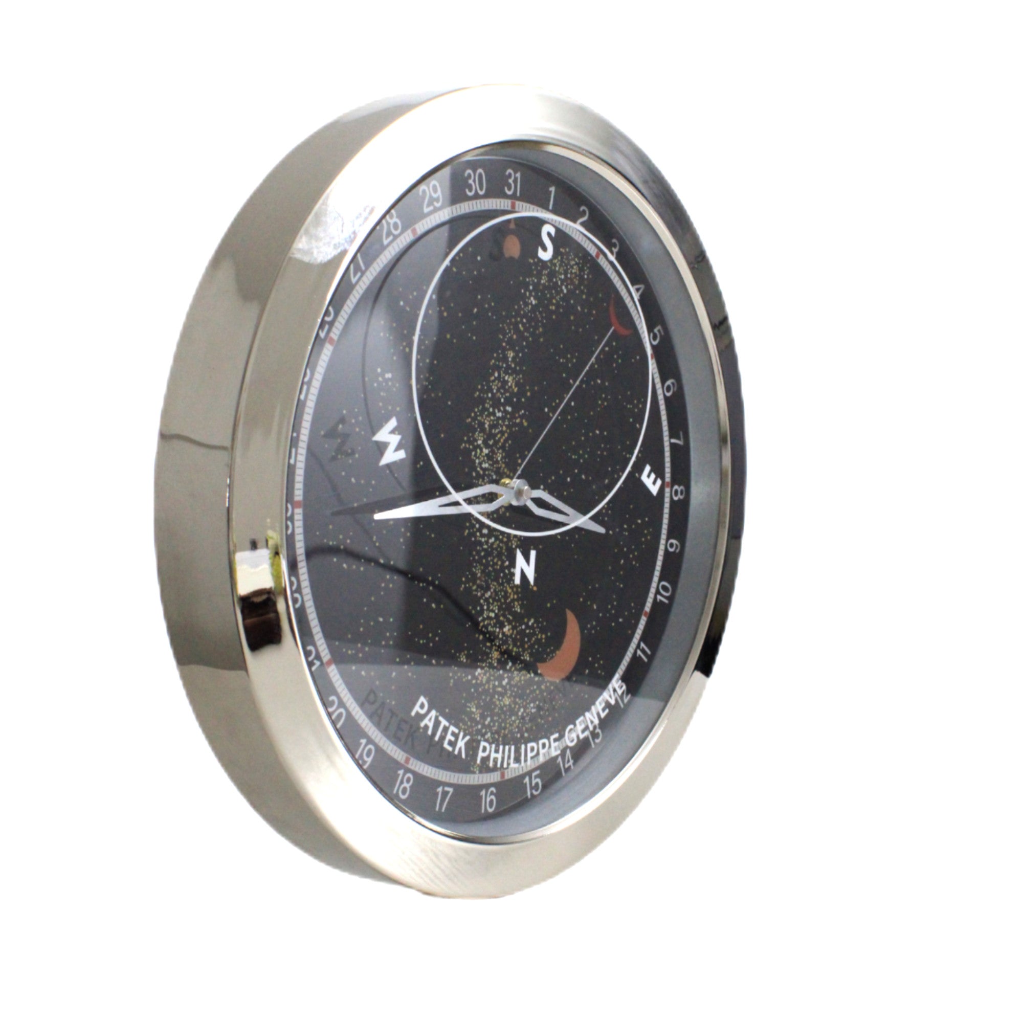 Patek Astronomical Black | Large Wall Clock