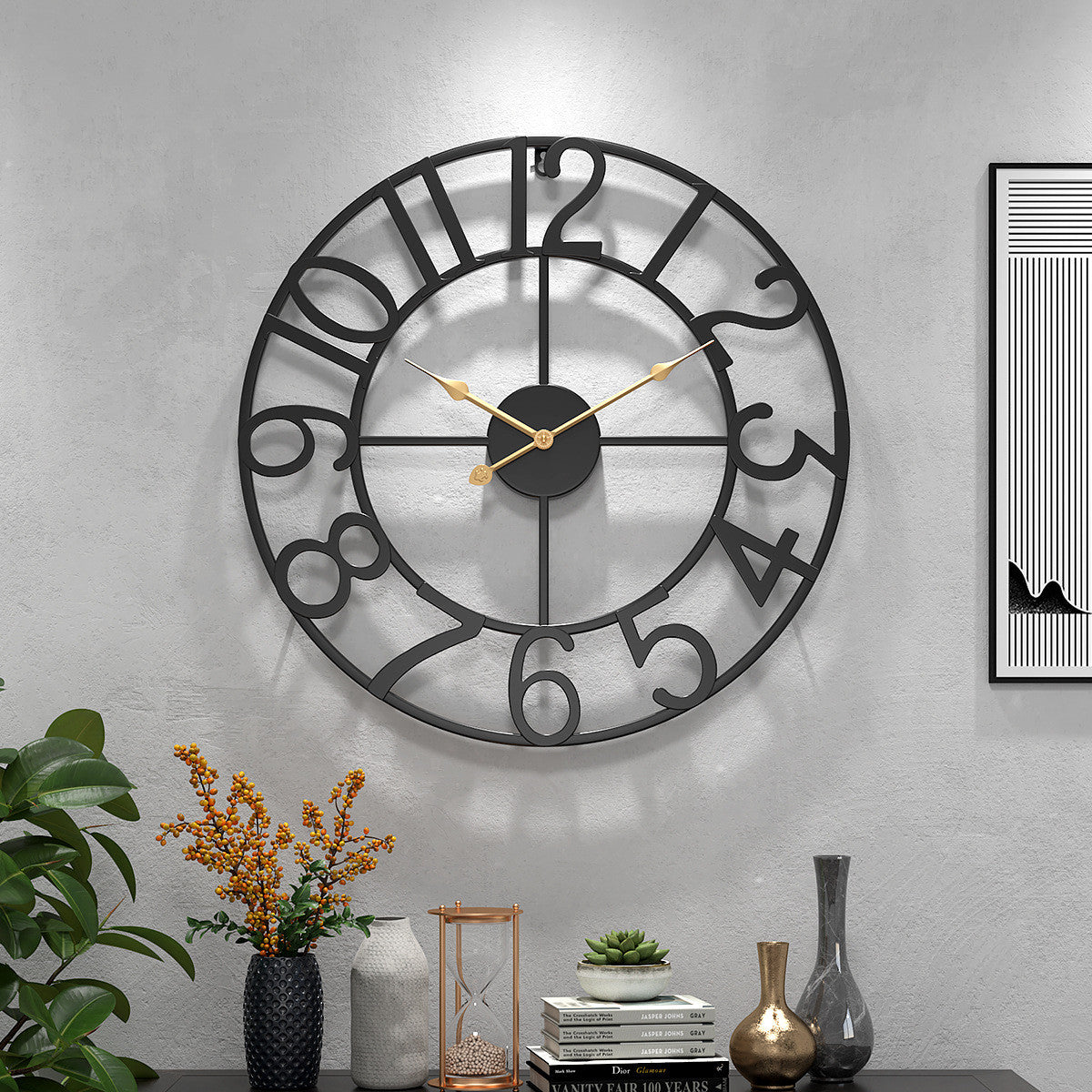 Modern Wrought Iron | Wall Clock