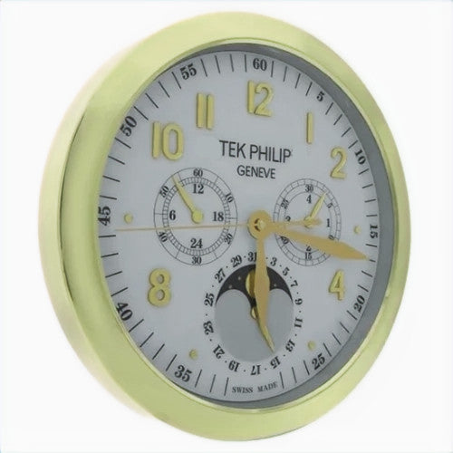 Grand Complications Gold and White | Large Wall Clock