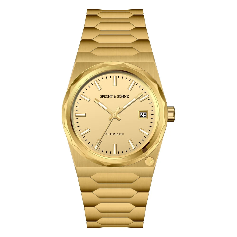 dress watch metal band 222 Vacheron Steel | Automatic Dress Watch