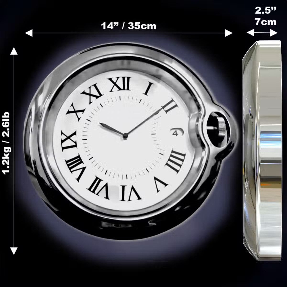 Ballon Steel | Wall Clock