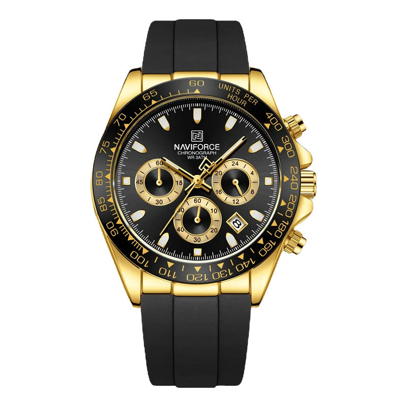 NF Grand Prix Chrono Gold | Men’s Chronograph Watch – 42mm
