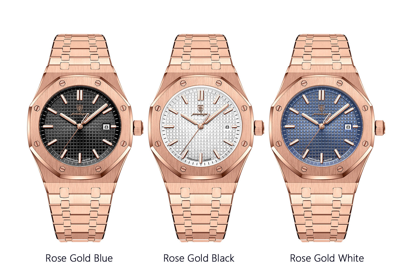 POEDAGAR AP Royal Rose Gold | Men's Watch - 42mm