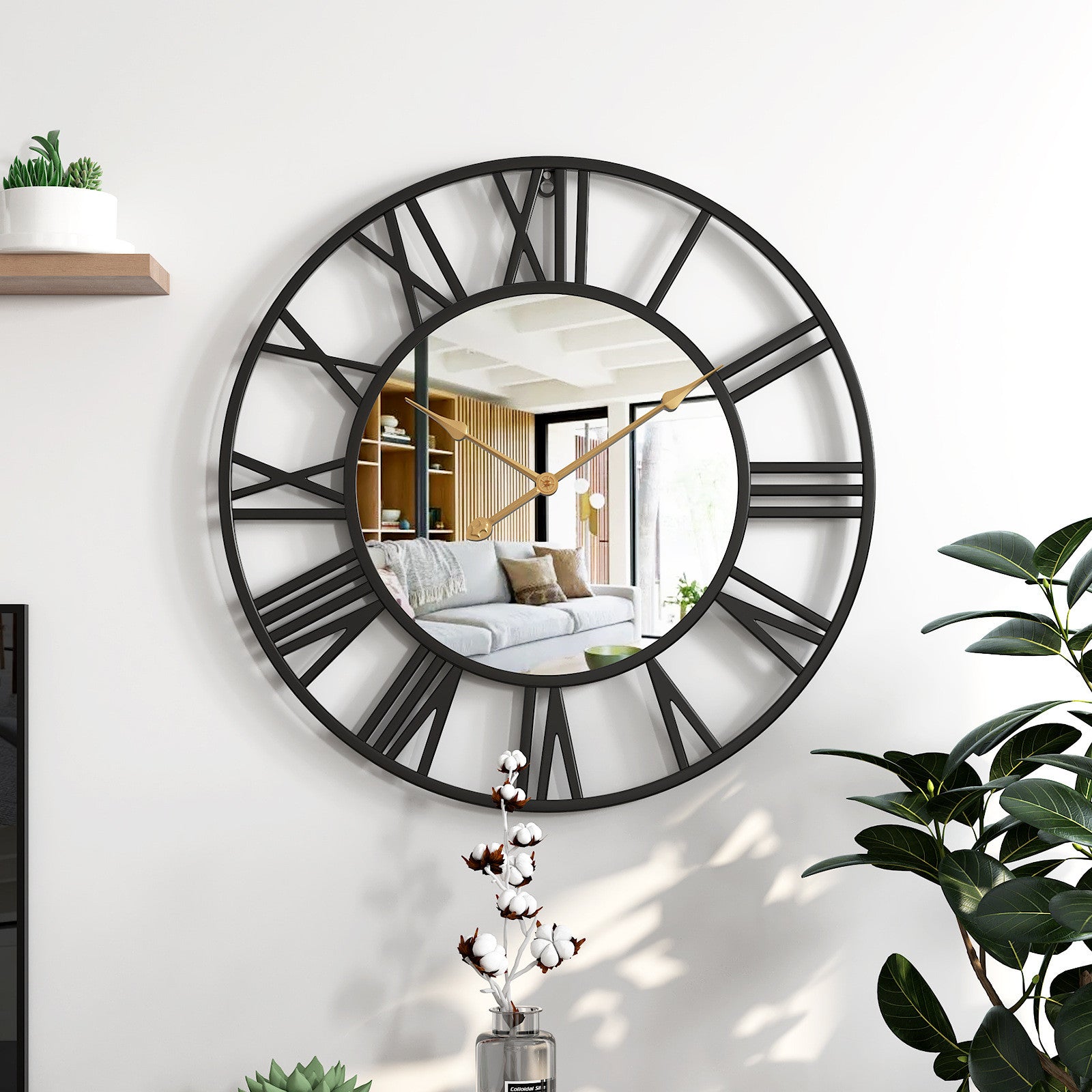 RomanEdge Metal | Wall Clock