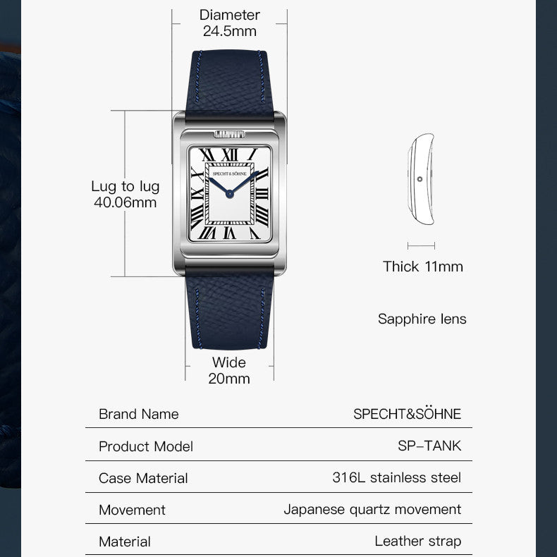 Tank Reverso | Dress Men's Watch - 40mm