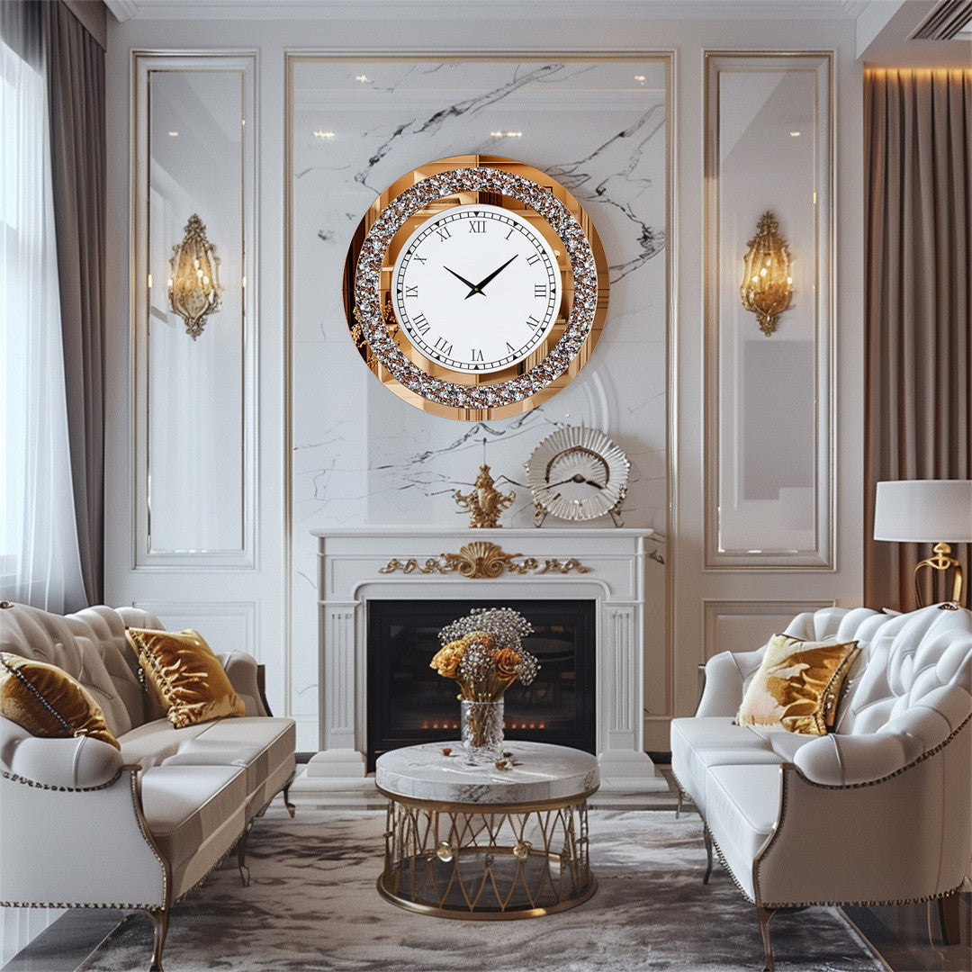 LUVODI Luxury Diamond | Large Wall Clock