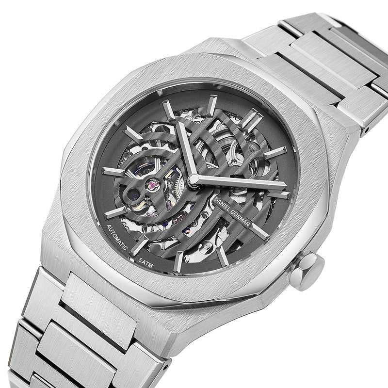 Eclipse Openwork | Men’s Skeleton Automatic Watch - 40mm